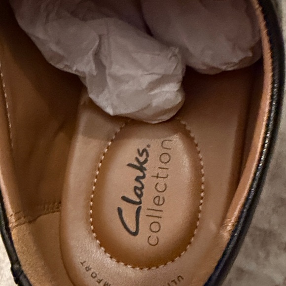 Clarks Classic Black Derbys